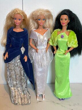 Vintage 1990s Barbie and Kira Dolls Redressed